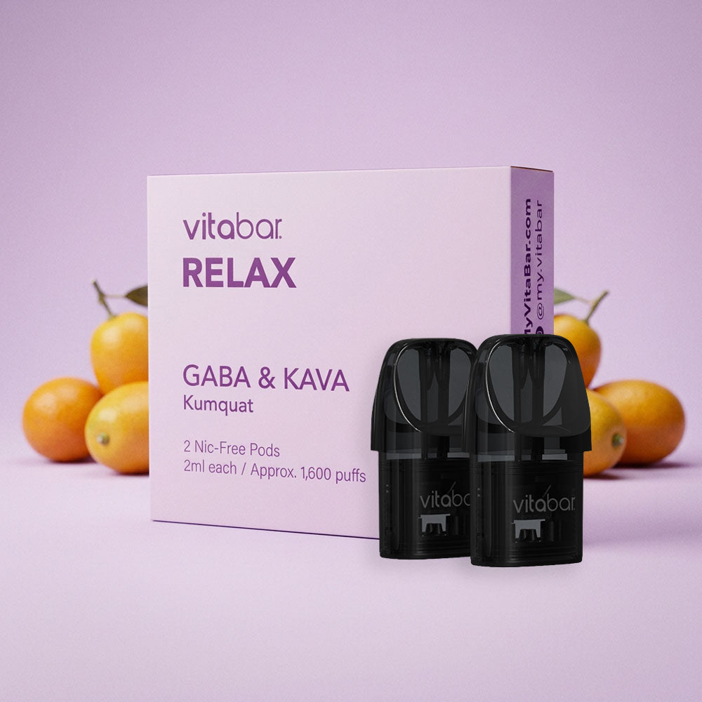 Gaba + Kava Pods / Kumquat VitaBar Gaba + Kava Pods / Kumquat VitaBar