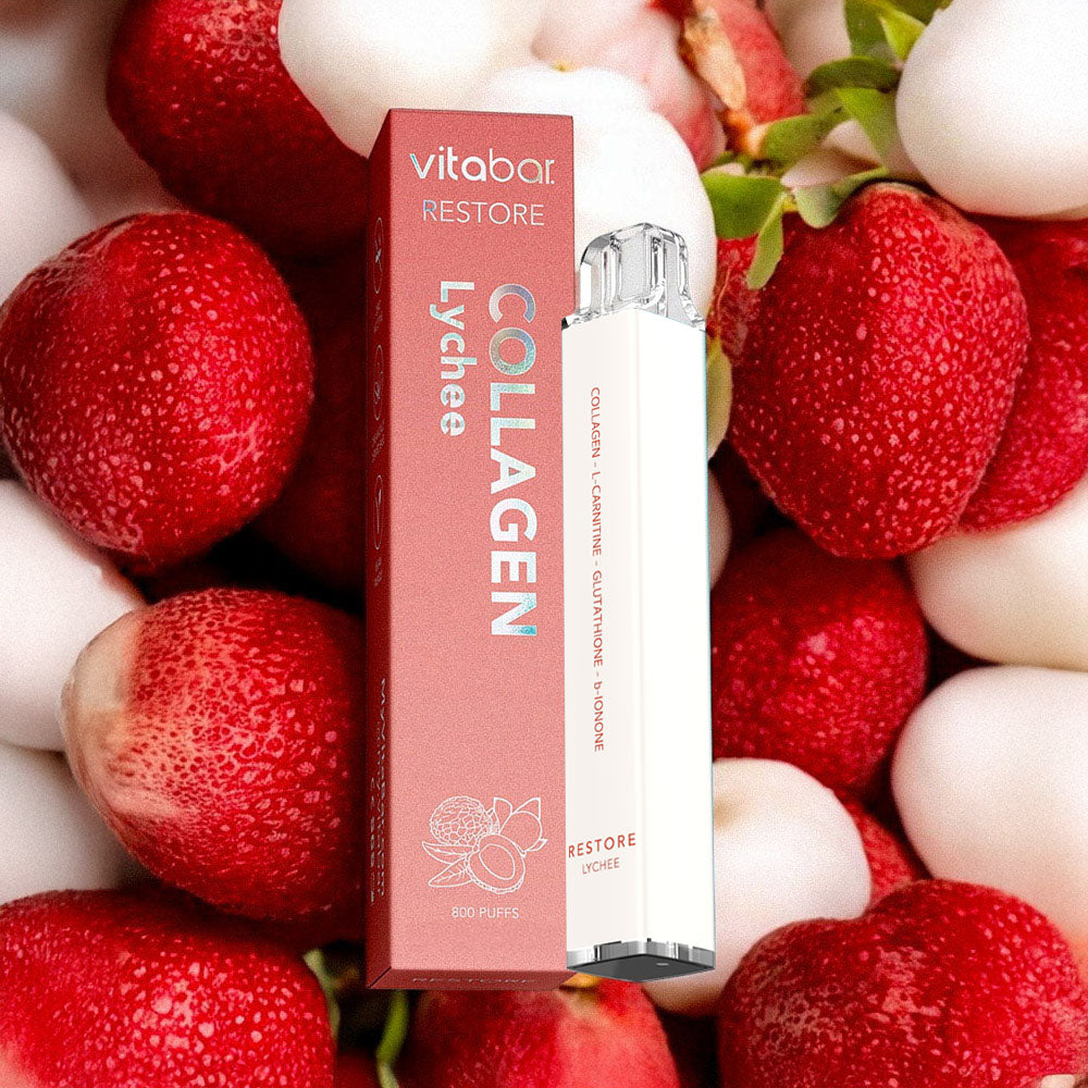 Collagen Vape - with Lychee Flavor - Refresh and Rejuvenate with this ...