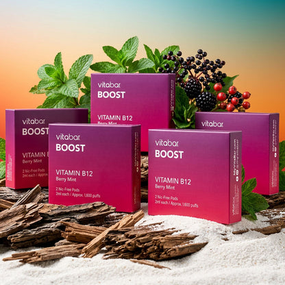 10 Vitamin B12 Pods / Berry Mint 2-Packs
