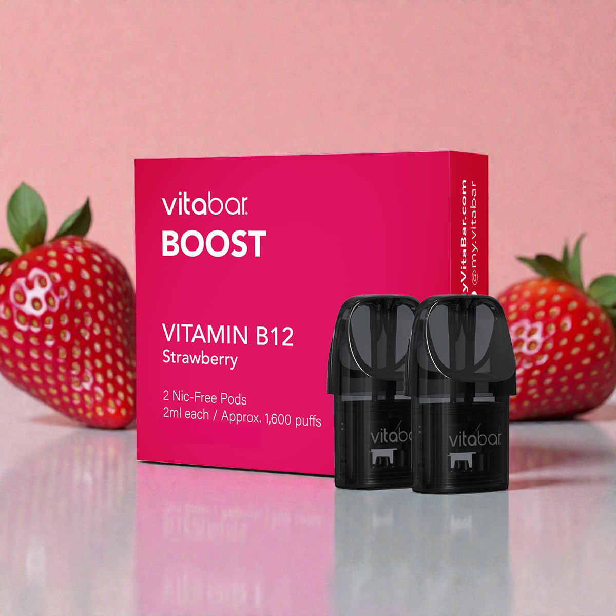 Product - Strawberry Vitamin B12 Pods